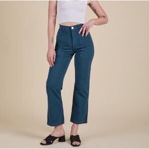 Big Bud Press Lagoon Teal Work Pants size XXS EUC